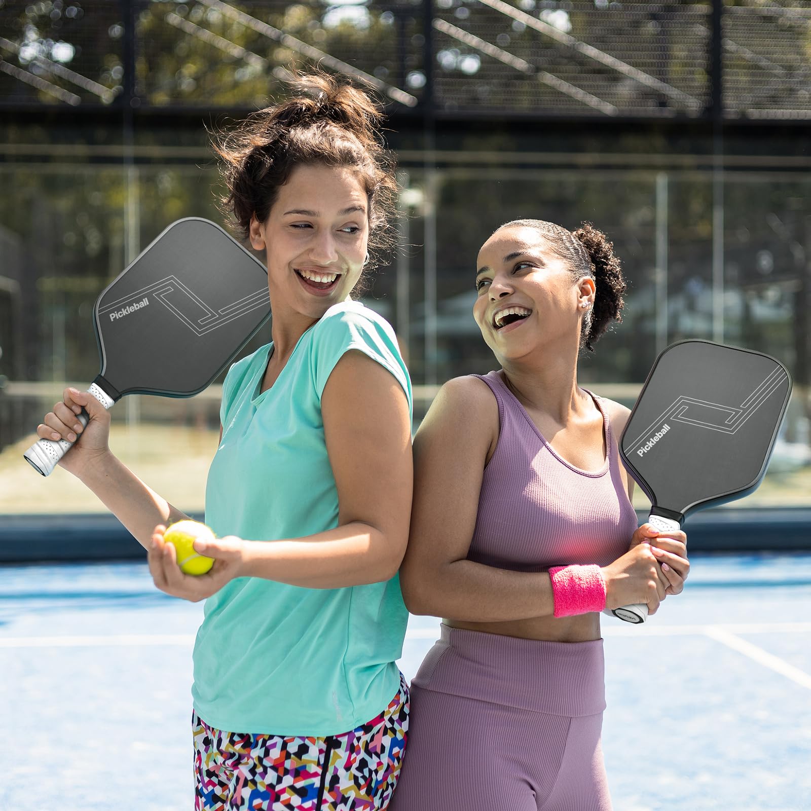 VEVOR Pickleball-Paddelschläger mit T700-Kohlefaseroberfläche und Wabenkern, professioneller Pickleball-Schläger mit erhöhter Kraft & Steuerung & Spin für Erwachsene Männer Frauen, Schwarz