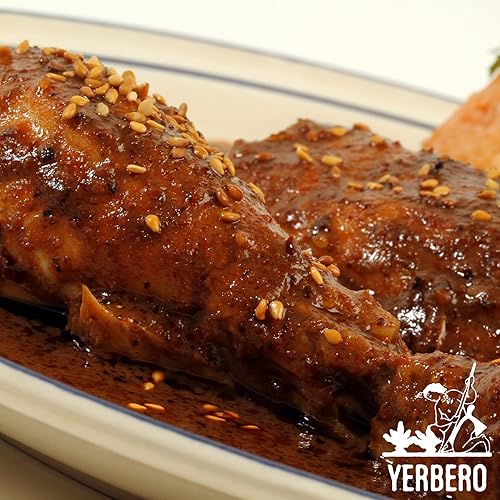 Miniatura 7 de Yerbero - Auténtico Mole Poblano Ranchero Artesanal Artesanal 1.1 Lb (16.05 oz)  Pasta de topos picantes Artesanal Ranchero  Ingredientes de primera