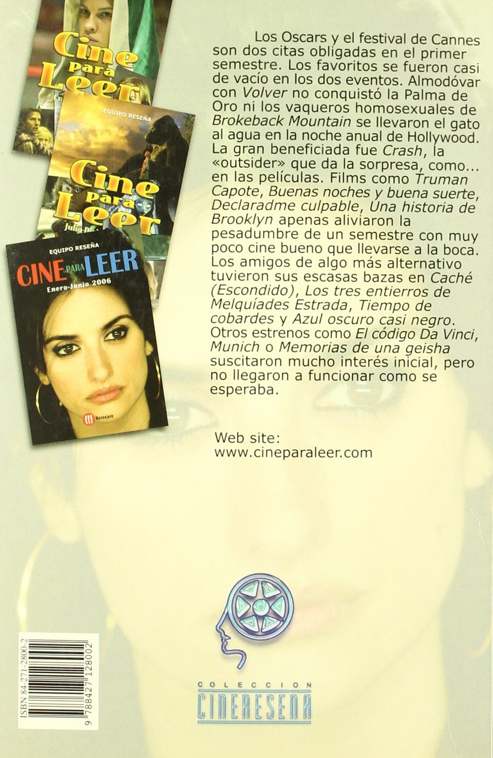 CINE PARA LEER 2006. ENERO JUNIO