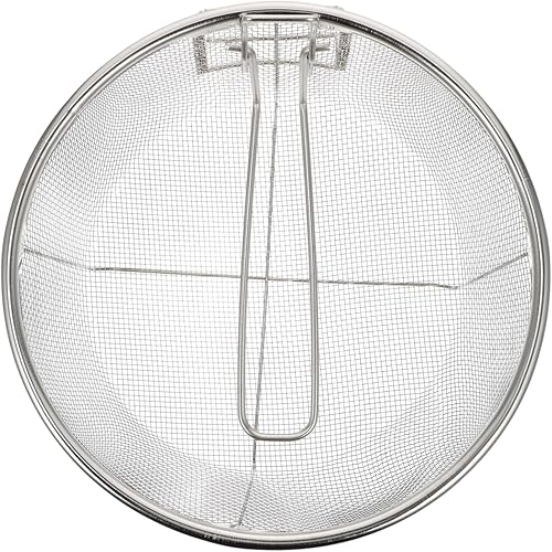 Happyyami Cestas de alambre para freidora, cesta de acero inoxidable, soporte para papas fritas, herramienta de cocción de patatas, presentación de