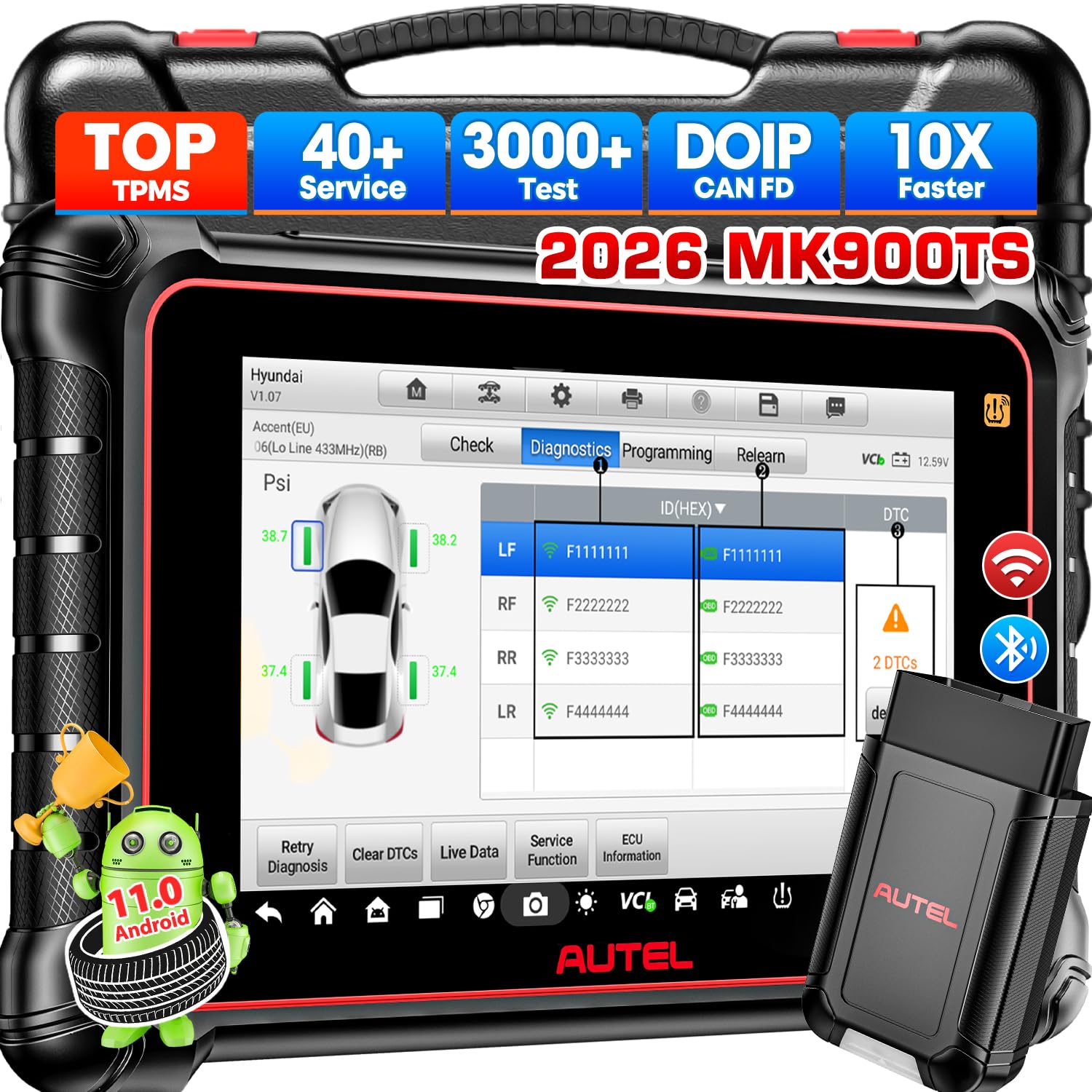 Amazon.com: Autel Scanner MaxiCOM MK900TS, 2026 MK900-TS Same as