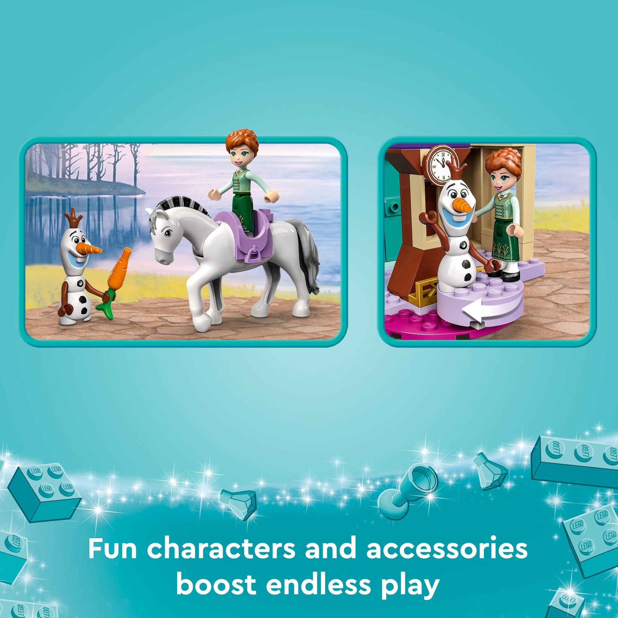 LEGO 43204 Anna and Olaf's Castle Fun - New, Multicolor - Image 4