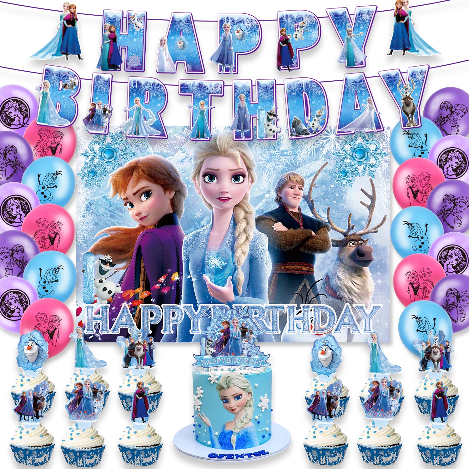 Buy LA FIESTA Frozen Birthday Party Decorations Frozen Birthday Party Buy LA FIESTA Frozen Birthday Party Decorations Frozen Birthday Party