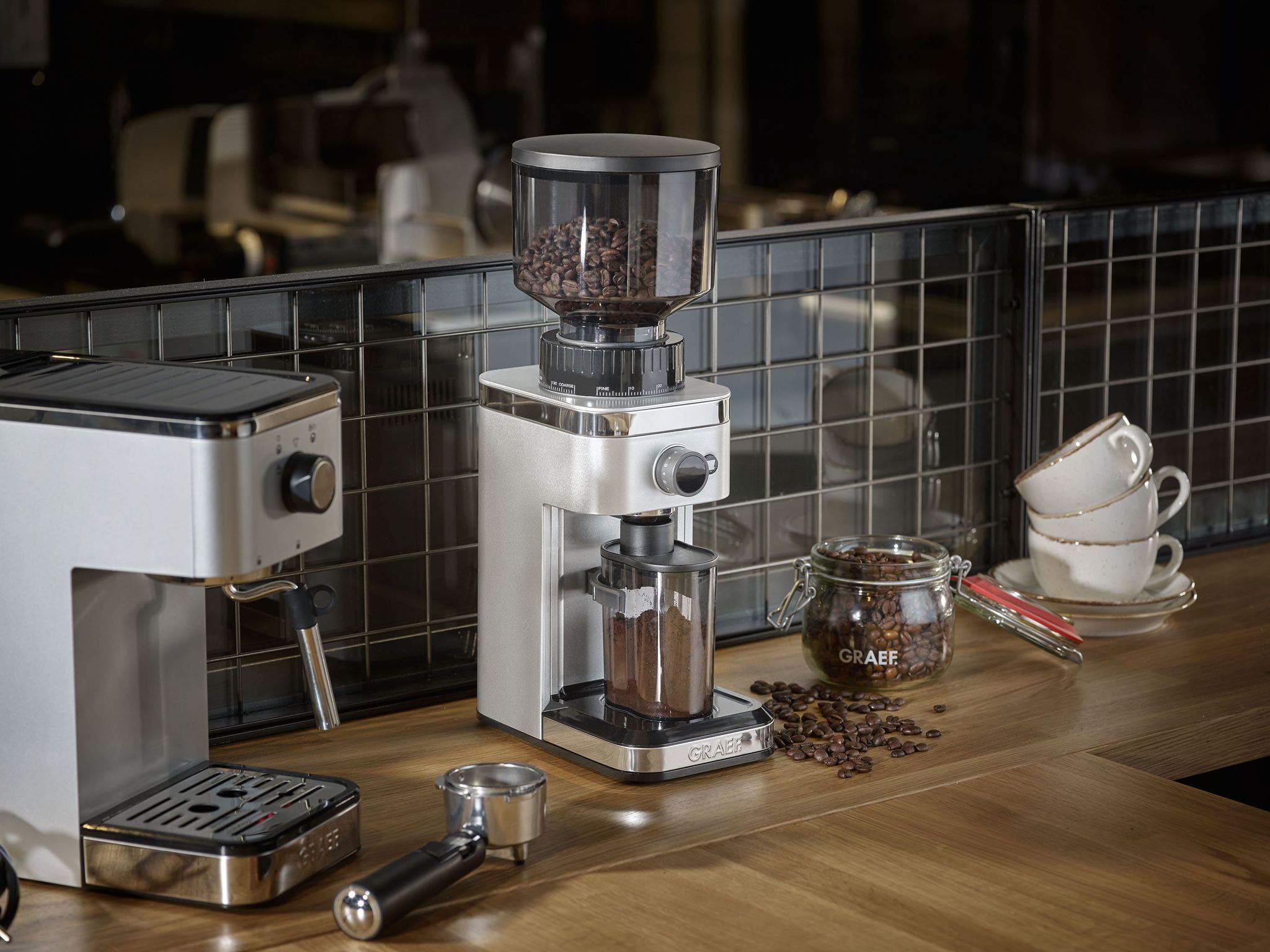 GRAEF Kaffeemühle, silber