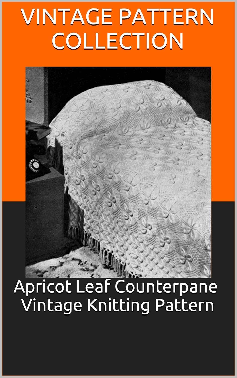 Apricot Leaf Counterpane Vintage Knitting Pattern - Kindle edition by ...
