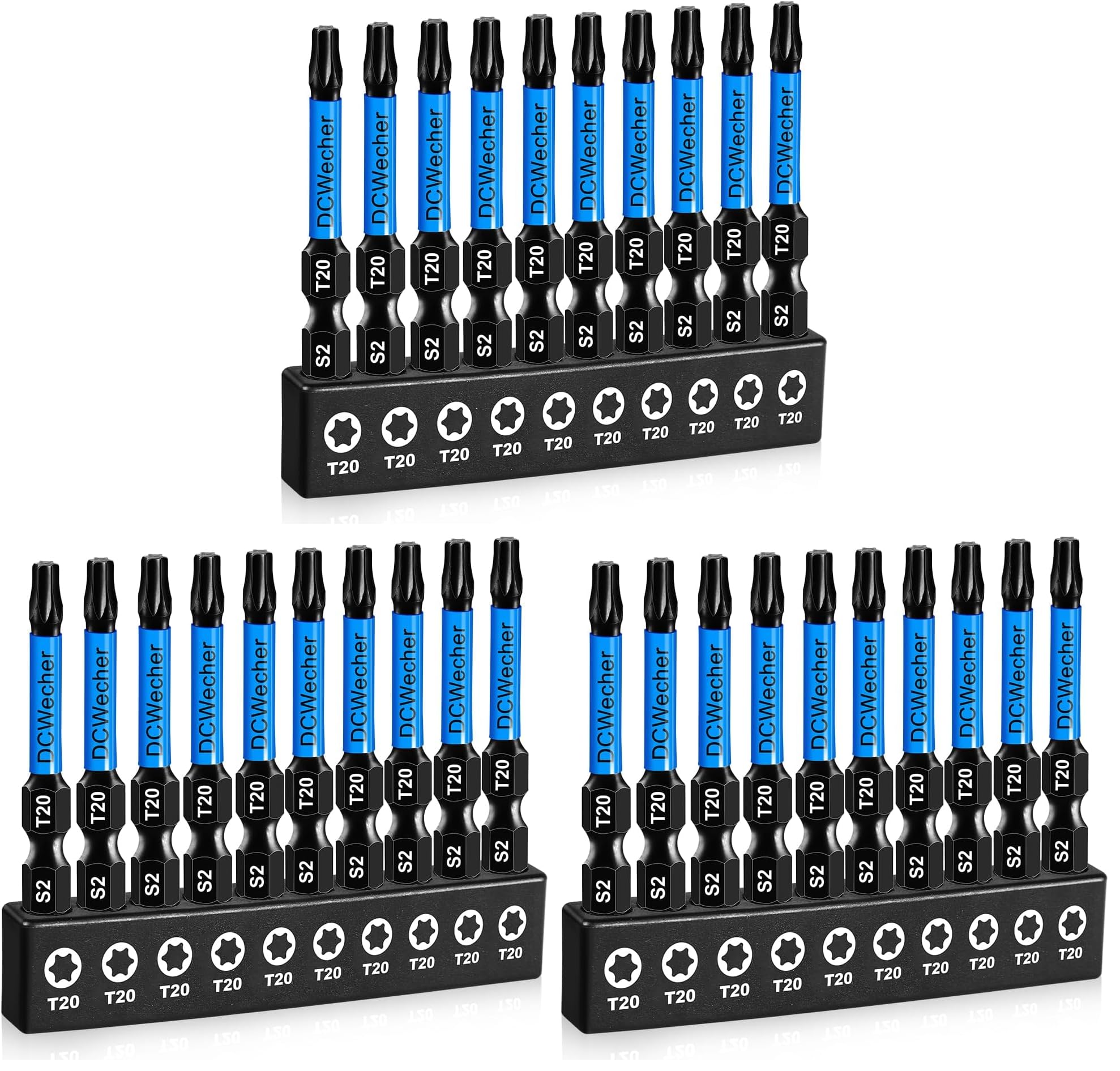 DCWecher T30 Torx Bit Set - 10 Pack -9