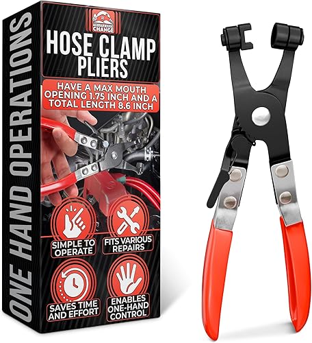 Alicates de abrazadera de manguera de radiador automotriz - Alicates de manguera Herramienta de extracción de clip automotriz con mecanismo de