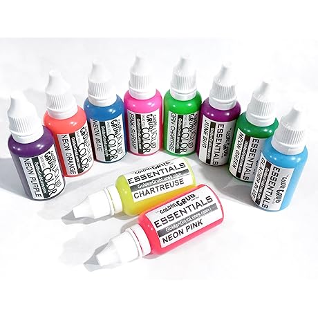 10 Pack of Bright Colorants for Plastisol Lure Making