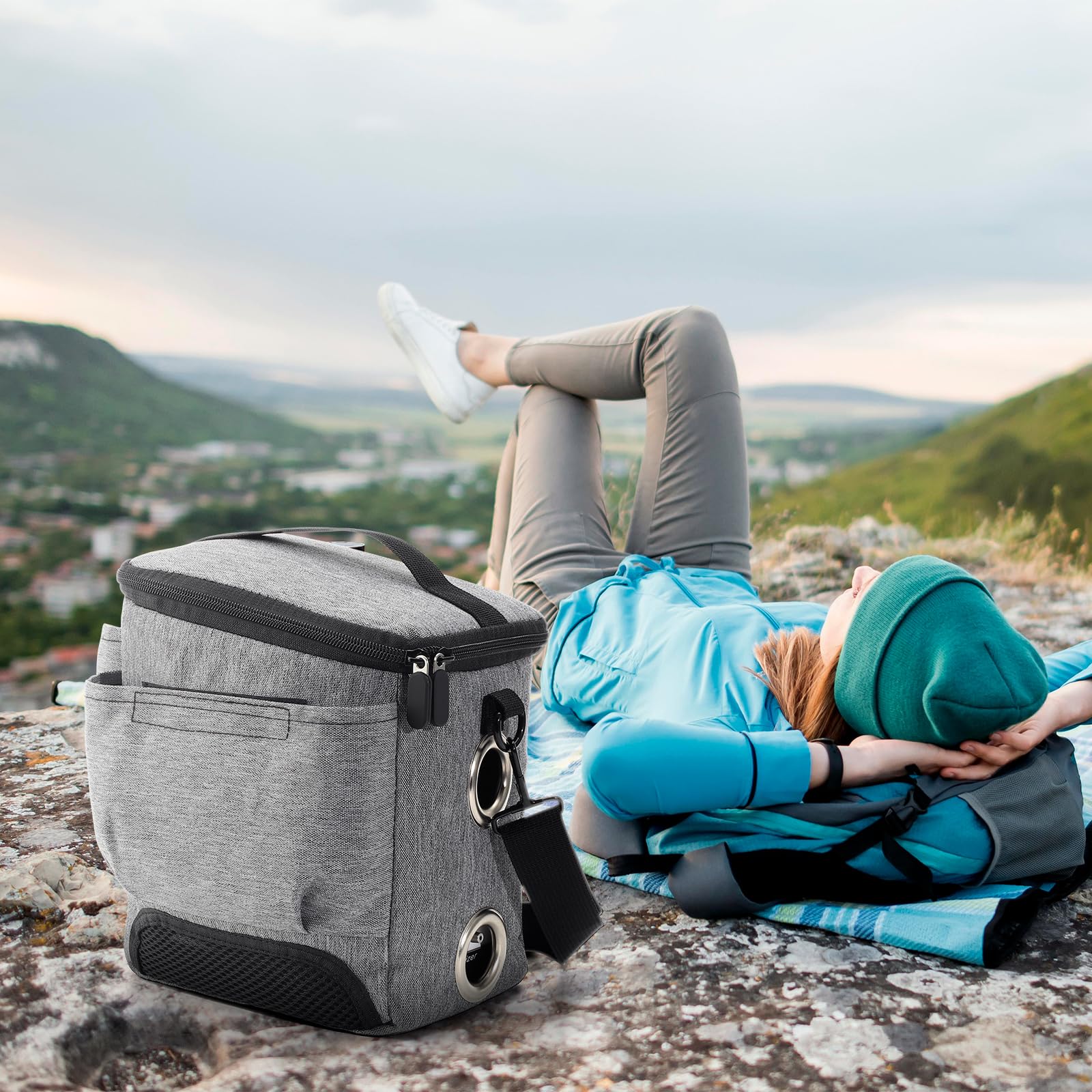 XM-898 Sauerstoffkonzentrator Tragbar Rucksack, Reisetasche für tragbare Sauerstoffkonzentrator, Reisetasche für Sauerstoffgerät und Zubehör