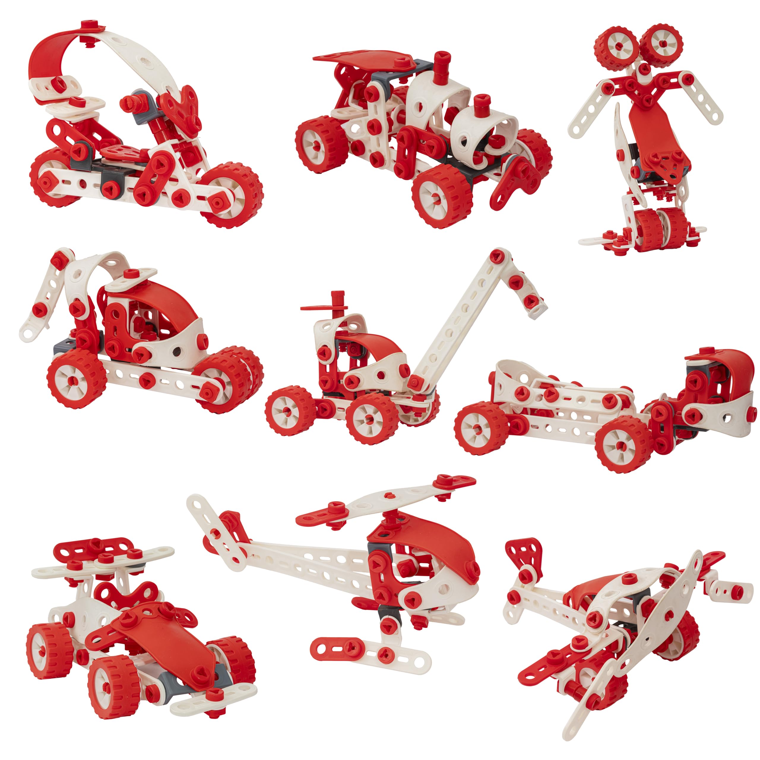 CloudTech® Enginero Mechanical Kit for Kids | Plastic Construction Engineer Toys | STEM Toy Set for Boys & Girls, Age 4+ | Level 3 (112 Pcs)