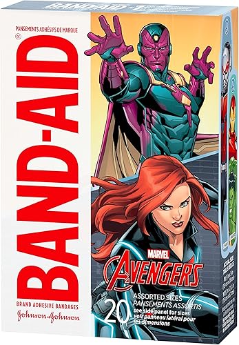 Miniatura 96 de Band-Aid Vendajes adhesivos de marca para cortes y rasguños menores, cuidado de heridas con personajes de princesas de Disney, vendajes divertidos