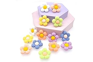 Floral Croc Charms for Kids and Women: Perfect Party and Birthday Accessory