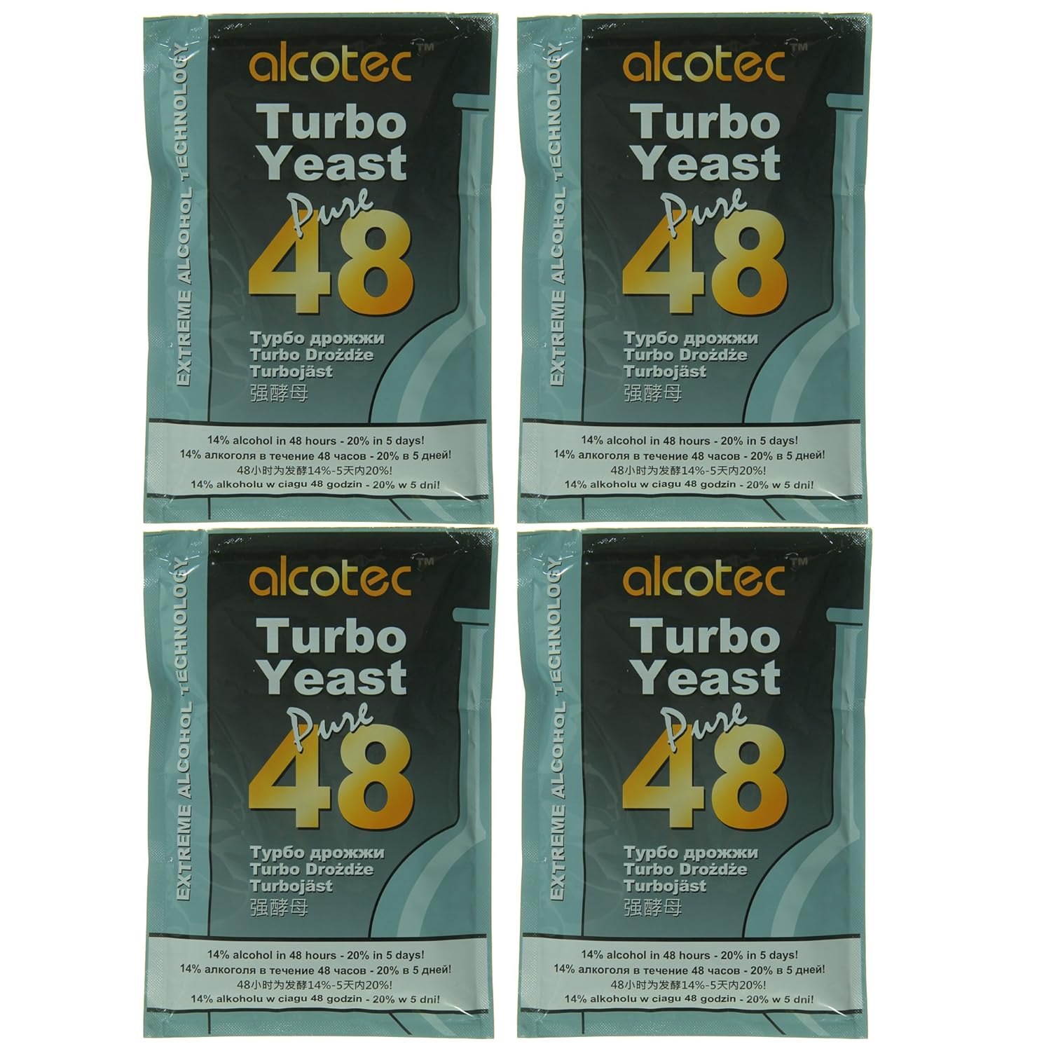 Alcotec 48 Hour Turbo Yeast Brewers Yeast Powder Wine