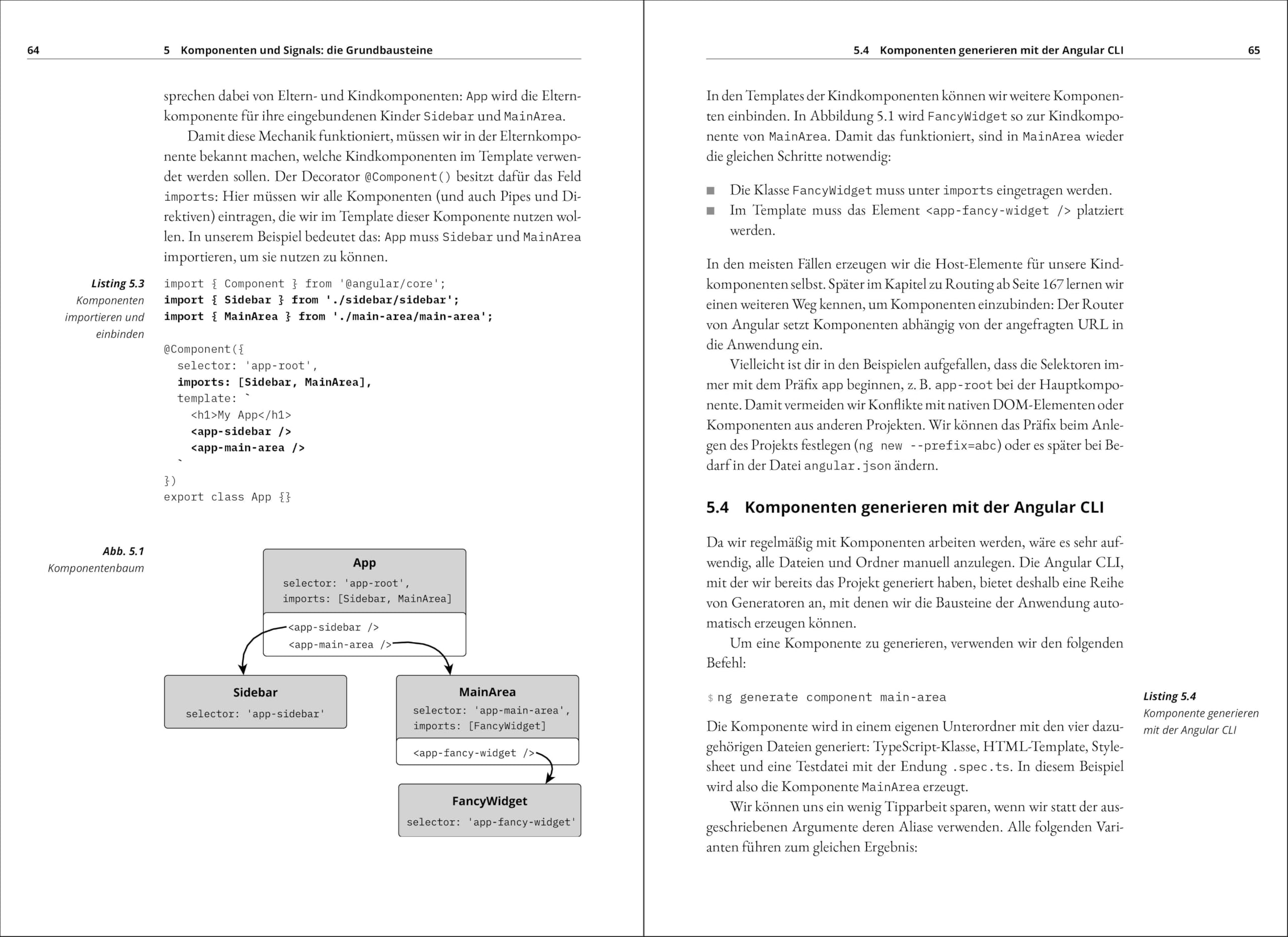 Angular: Das Praxisbuch – von den Grundlagen bis zur professionellen Entwicklung mit Signals