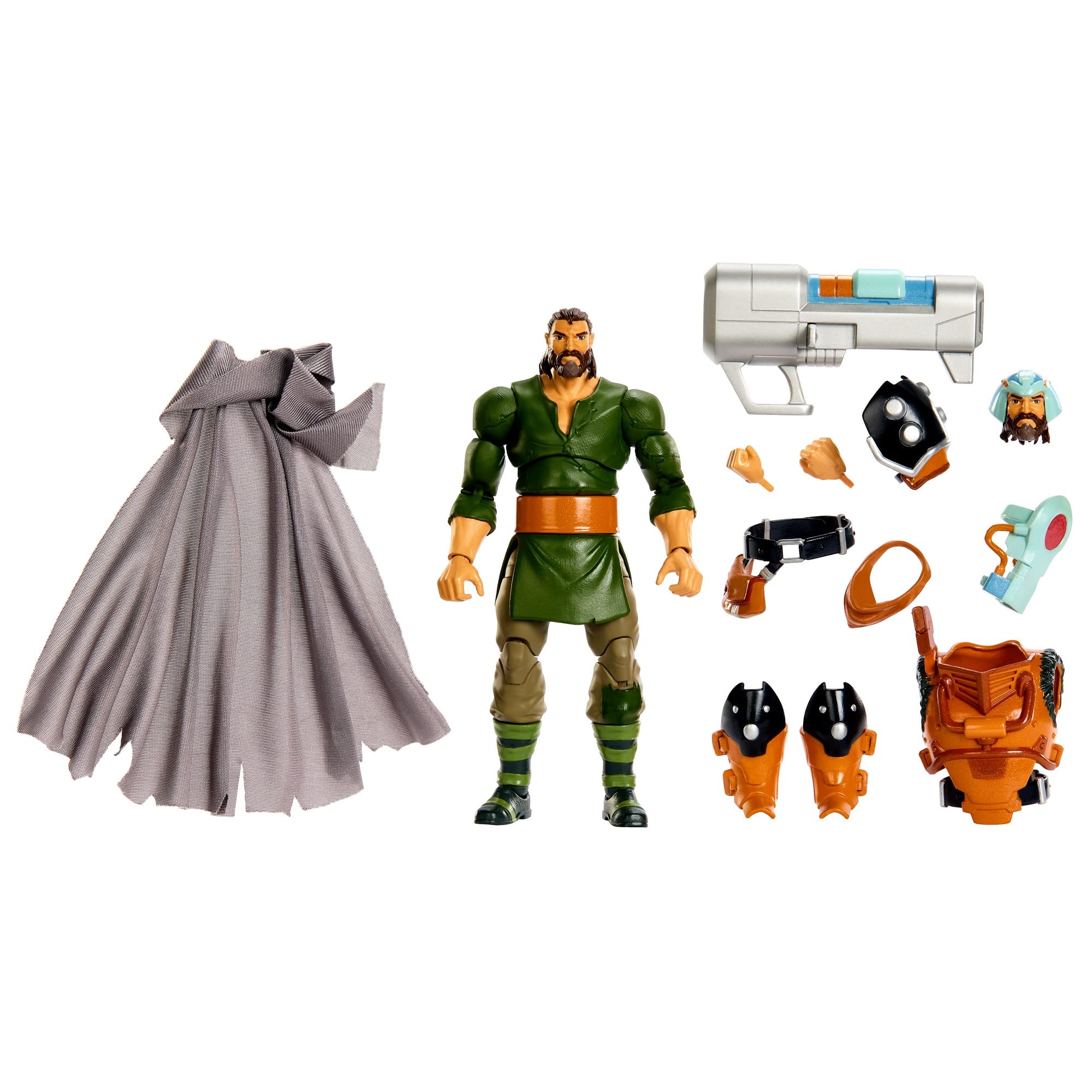 Figura De Acción Masters Of The Universe Masterverse – 17,78 Cm Con 30 Articulaciones, Accesorios Intercambiables Y Armadura, Ideal Para Coleccionistas