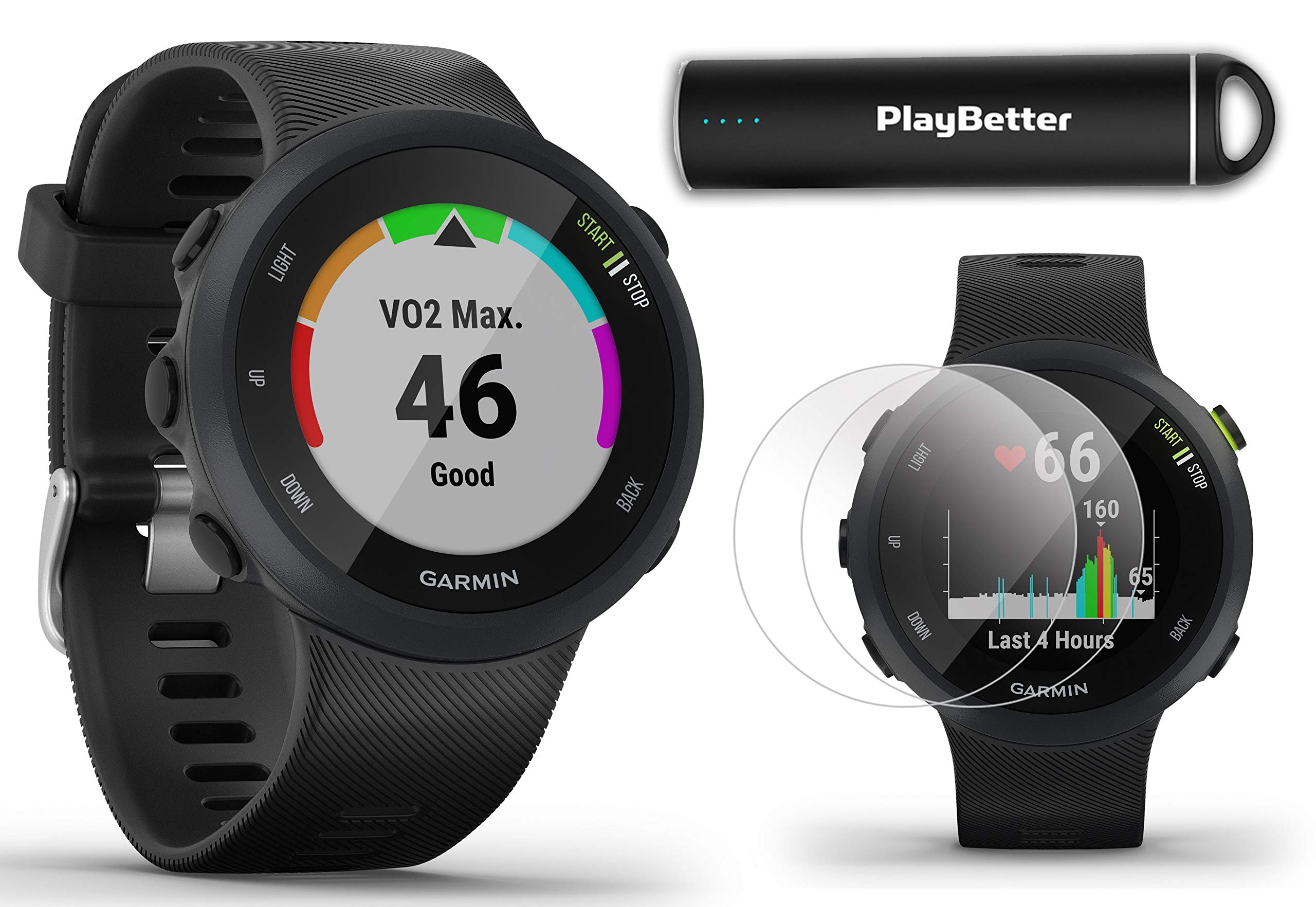 garmin forerunner 45 black