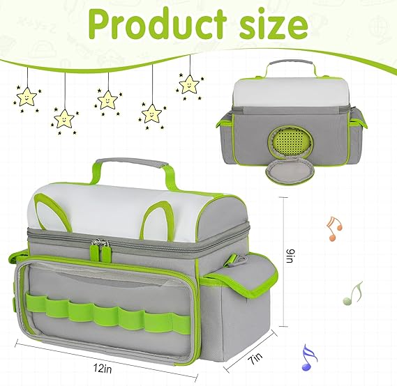Annore Estuche de transporte para figuras de Toniesbox y Tonies, con funda para orejas Tonies