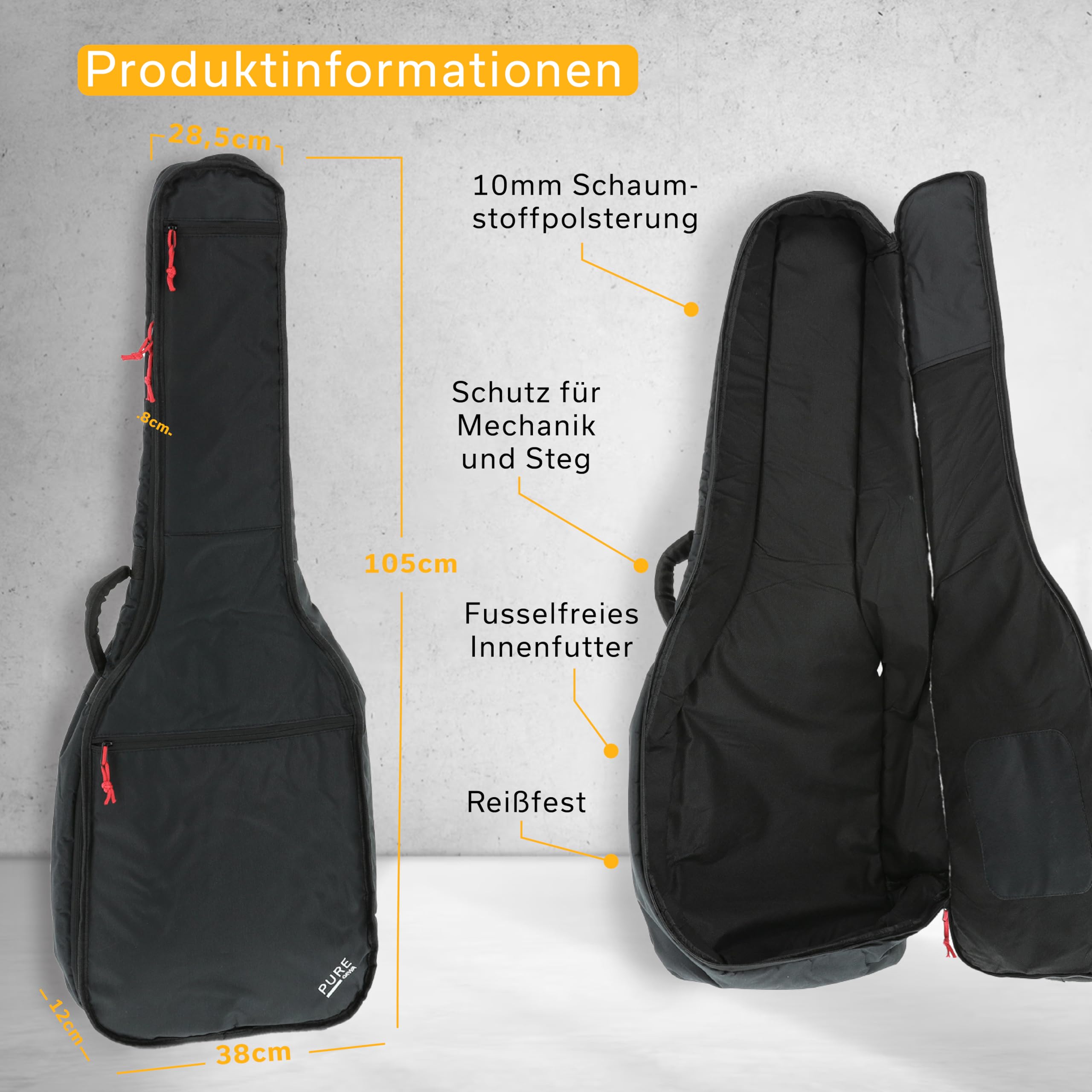 GEWA Gitarren Gig Bag/Tasche für Konzertgitarre