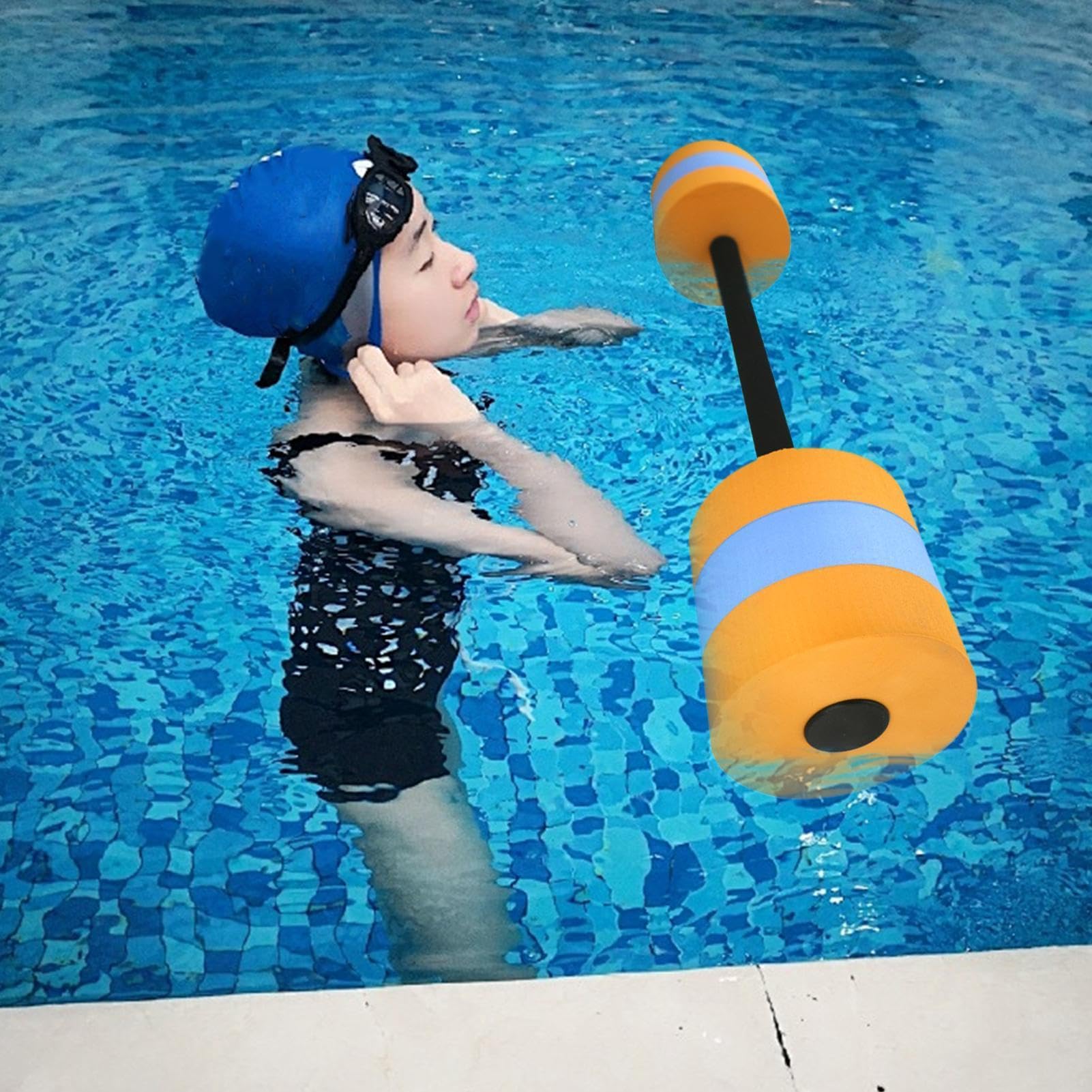 Manubri da allenamento leggeri per nuoto | Attrezzature per manubri acquatici e pesi d'acqua | Per yoga fitness recupero post partum e aiuto all'allenamento