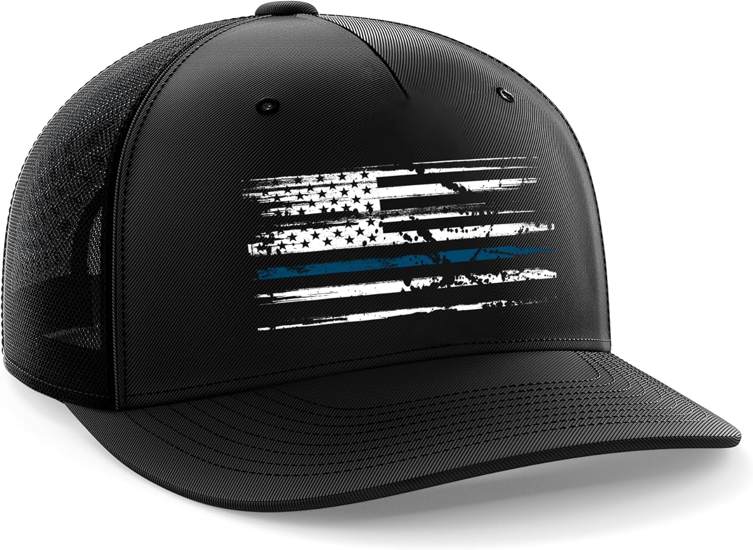 Tactical Pro Supply PVC American Flag Snapback Hat for Men and Women