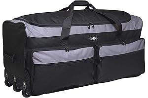 Adventurous 36” Asgard 3-Wheel Rolling Duffel Bag