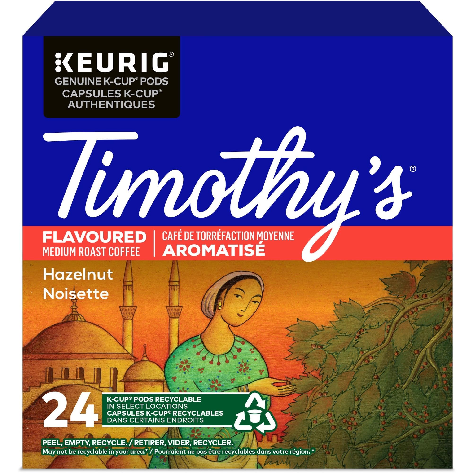 Amazon.com: Timothy's World Coffee, Noisette, Hazelnut-Flavored