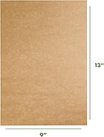 Vista 11 de GUSTO Hojas de papel pergamino precortadas para hornear, 16 x 24 pulgadas, 100 unidades, antiadherentes, sin blanquear, hojas de papel pergamino