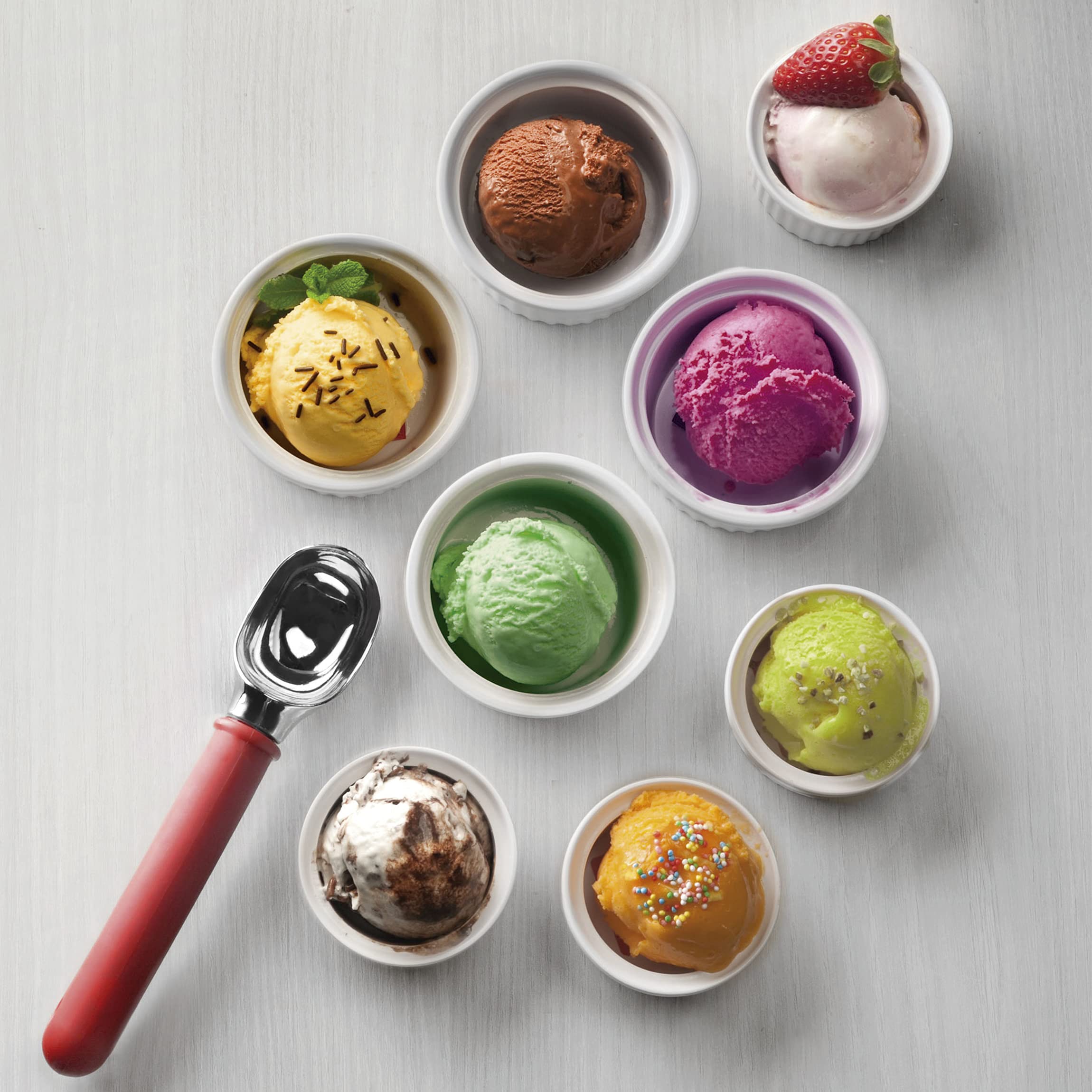 LACOR 66178 - Vaschetta, Contenitore, Vassoio in Acciaio Inox 18/10, gelatiera, conserva Gelato, Bordi sagomati, impilabile, Lavabile in lavastoviglie, 360 x 165 x 80 mm