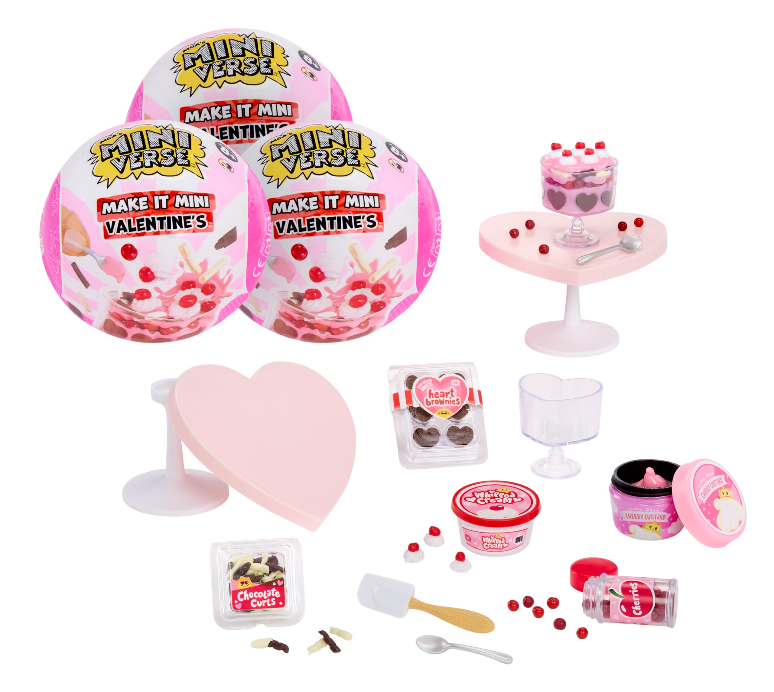 Amazon.com: MGA's Miniverse Make It Mini Valentine's (3 Pack) Mini