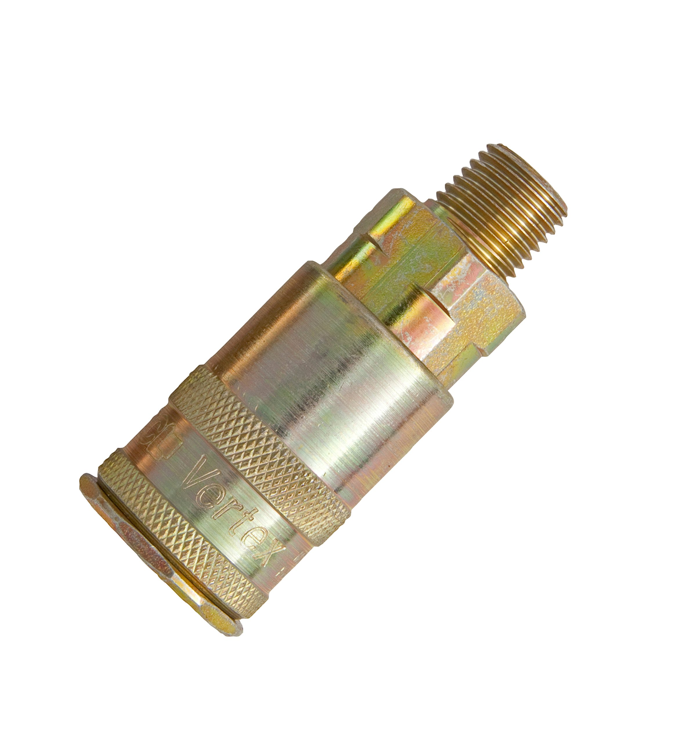 Pcl Vertex Men's Pcl Air Line Couplings Vertex 1/4Bsp Adaptor -Fe Pack Of 1