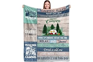 Camping Throw Blanket - The Ultimate Warmth and Comfort for Your Outdoor Adventures
