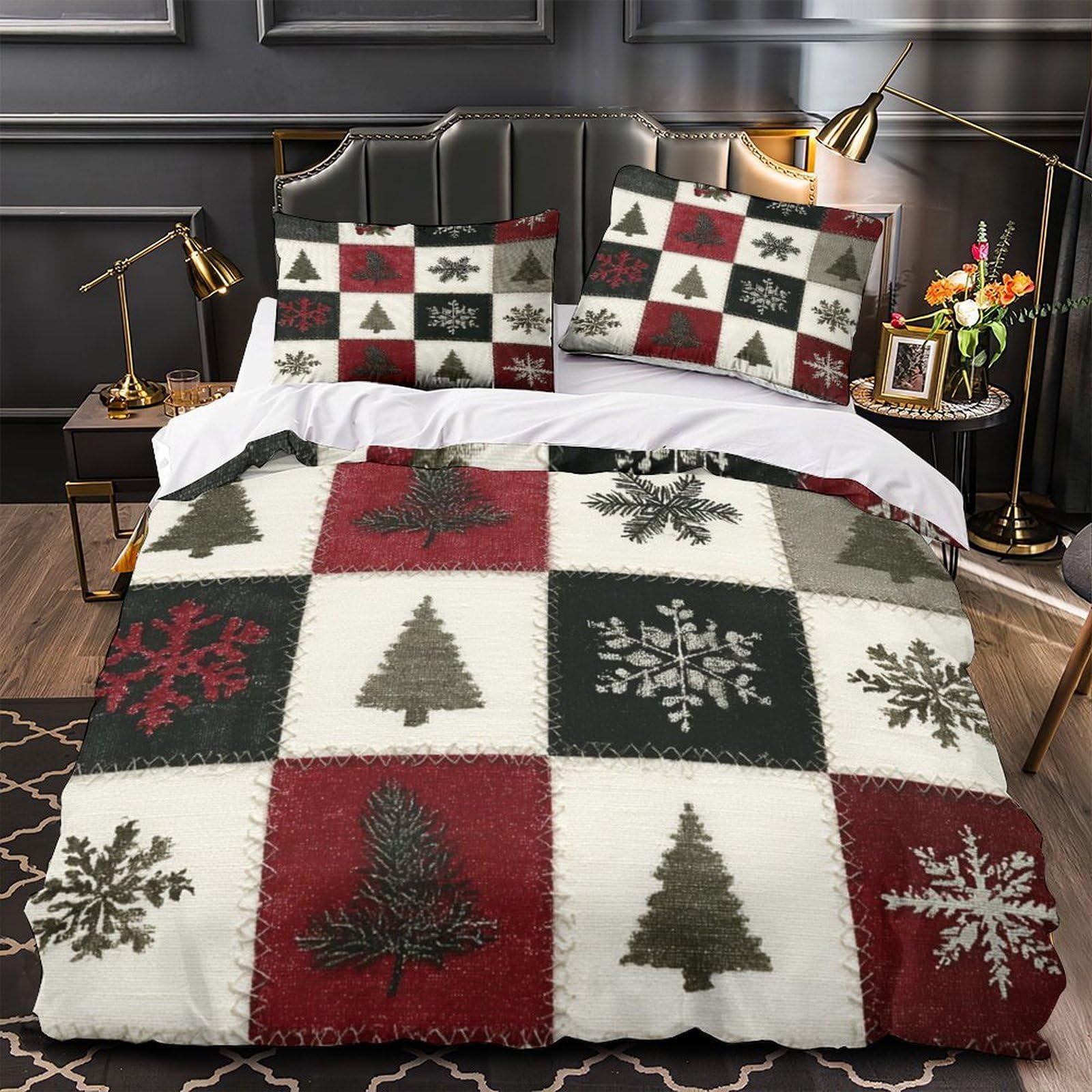 Housse de couette Noël 3D pour réchauffer l'ambiance des soirées d'hiver