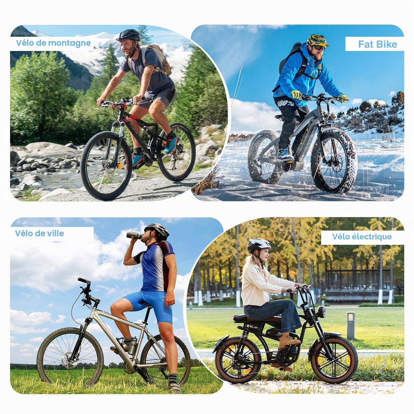 Frein à disque de vélo (avant et arrière (160 mm)