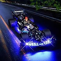 Vista 6 de Kit de iluminación LED para Mercedes-AMG F1 W14 E Performance Pull-Back, LED compatible con Lego 42165 Building Block