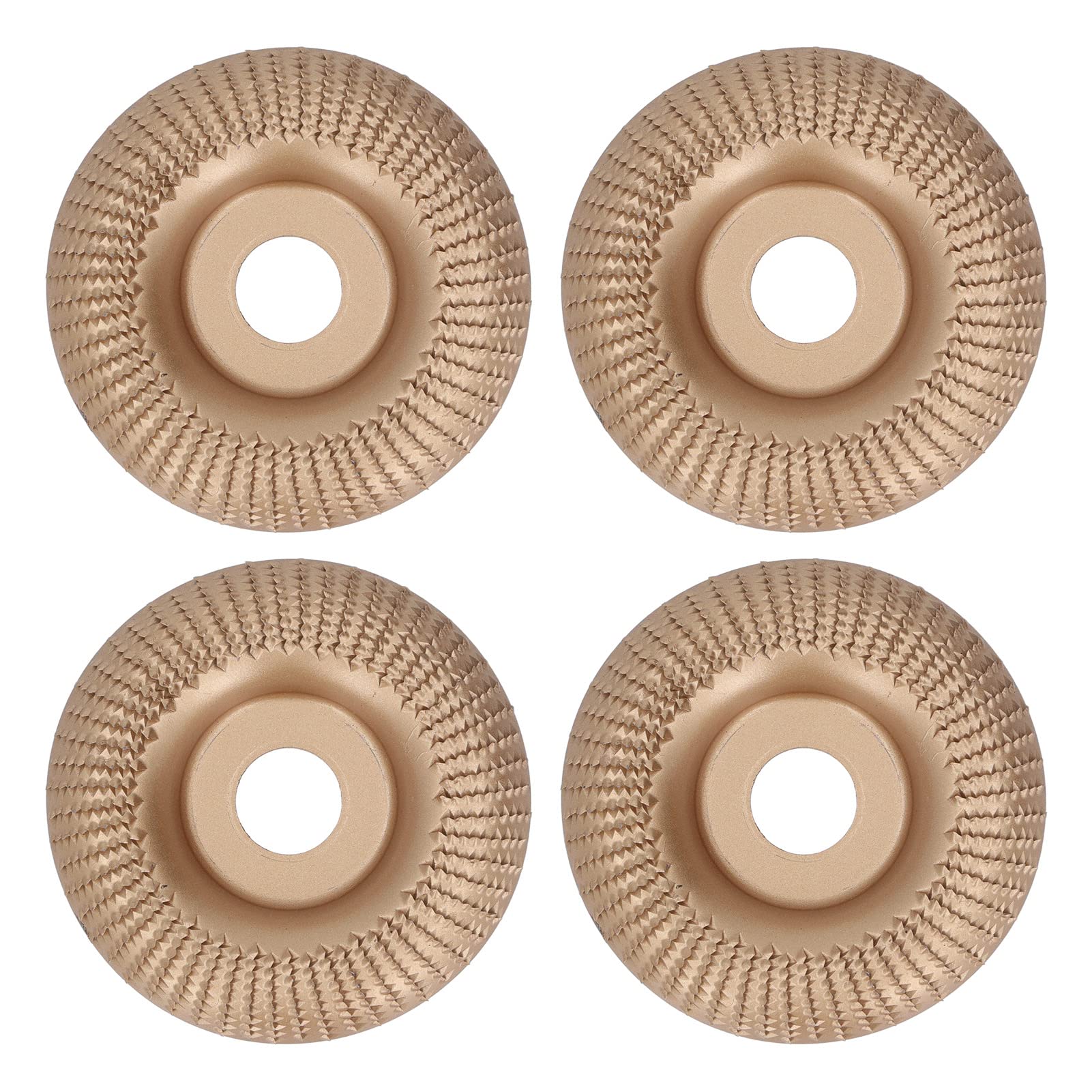Roue de Polissage, Disque de Meuleuse En Acier Inoxydable de 16 Mm, Disque D'Épine de Meulage Pour Le Travail Du Bois, Meuleuse D'Angle, Affûtage de La Roue de Polissage/Gold