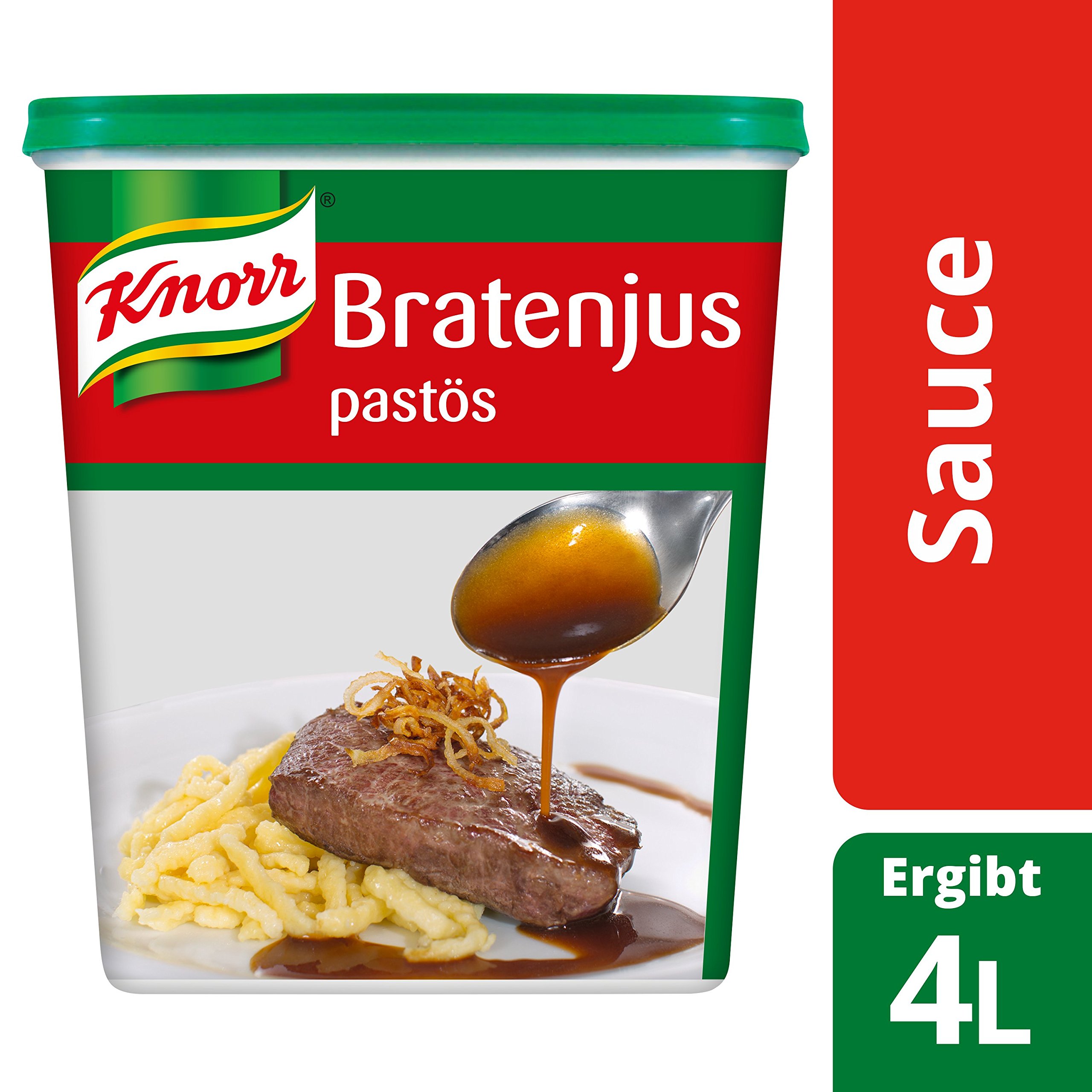 Knorr Delikatess Sauce zu Braten (pur als Bratensoße, Soßenbinder und zum Verfeinern), 1er Pack (1 x 1 kg)