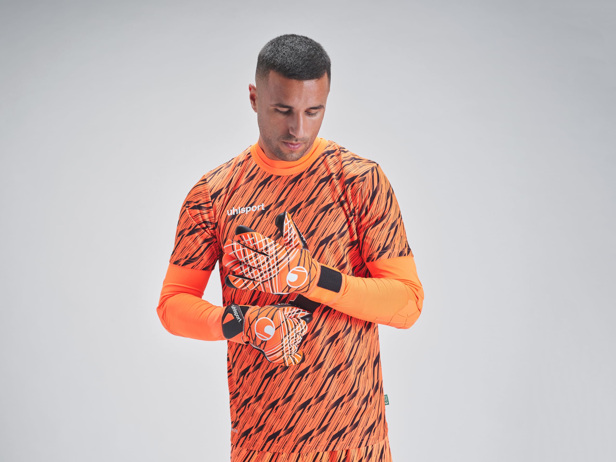 uhlsport Zestaw bramkarza piłkarskiego unisex – progresywny zestaw trykotu – kompletny zestaw bramkarski składający się z koszuli, spodni, spodni i getrów – zestaw trykotu dla dzieci i dorosłych