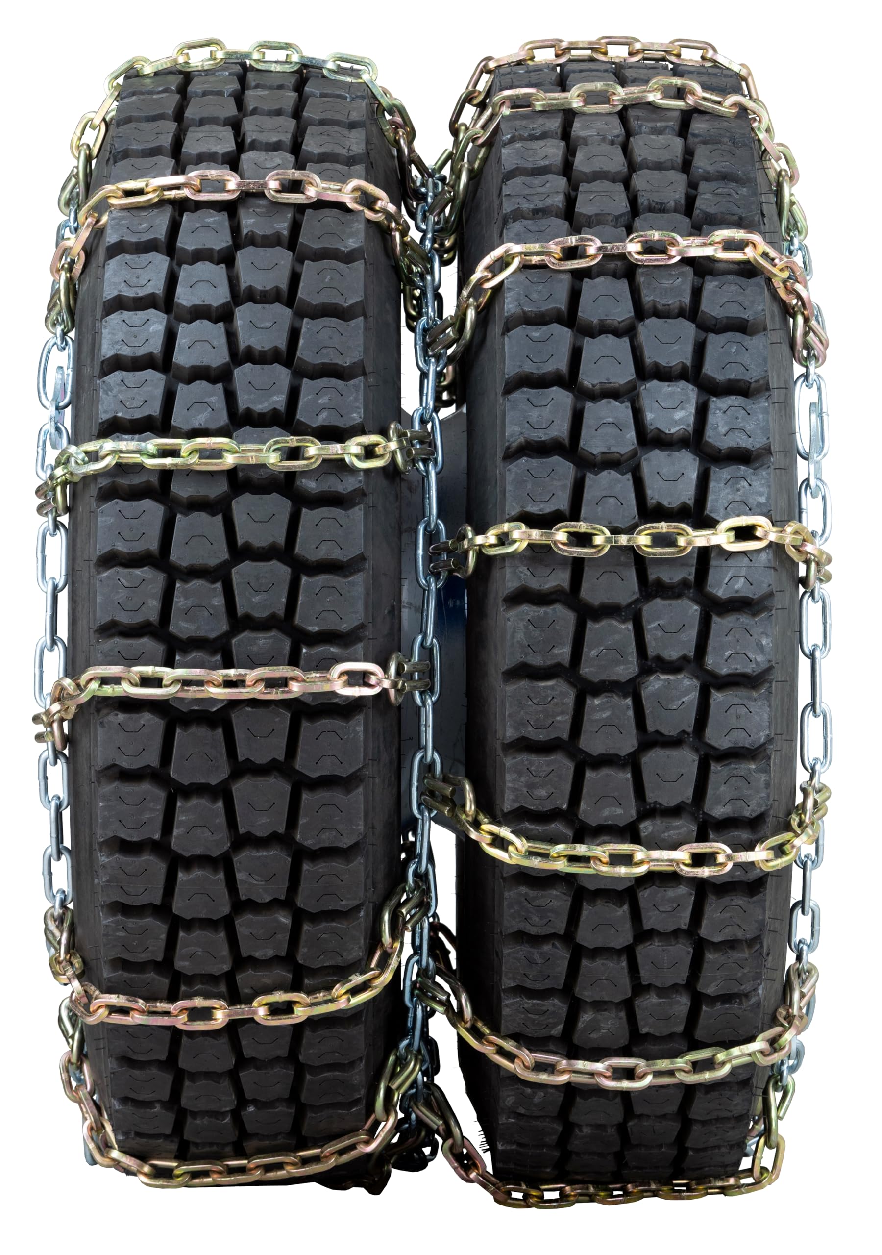 Quality Chain Commercial Truck Heavy Duty Square Link Alloy Cam-Style Tire Chains – Dual Triple (4150HDQC)