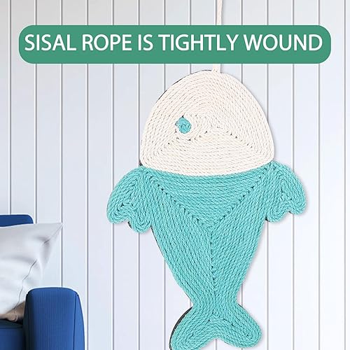 Miniatura 2 de POPETPOP Kitten Toys - Alfombrilla para rascar el suelo de la escobilla de suelo, alfombrilla para interiores, juego de interior y gato