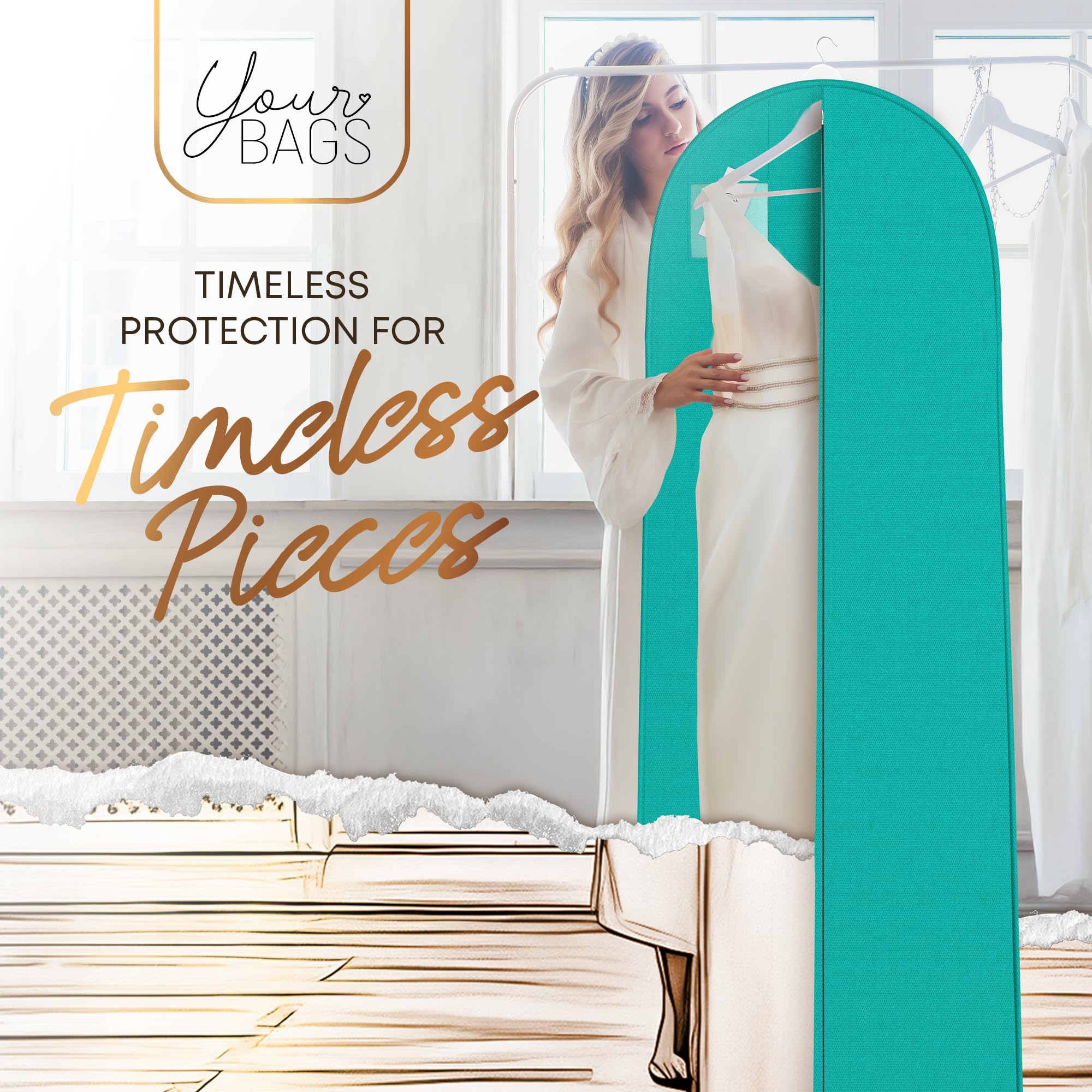 chinese dress ladies Amazon.com: Univivi Clear Garment Bags for Hanging Clothes 60 inch Clear Dress  Bags for Storage 6Pack Suit Cover for Long Gown Coat : Home & Kitchen main image 1