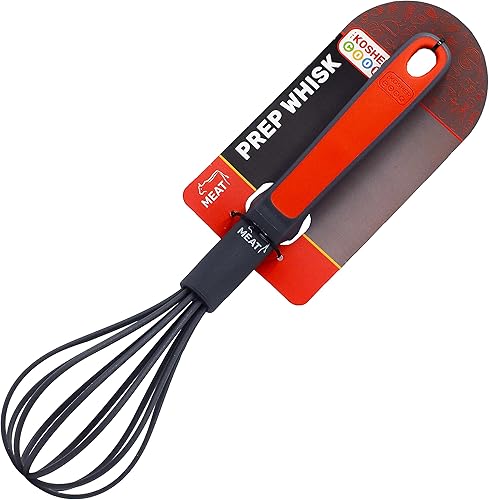 Miniatura 2 de Batidor de cocina azul lácteo  Batidor de silicona de fácil agarre para batir y batir huevos, leche, crema y más  Herramientas de cocina codificadas