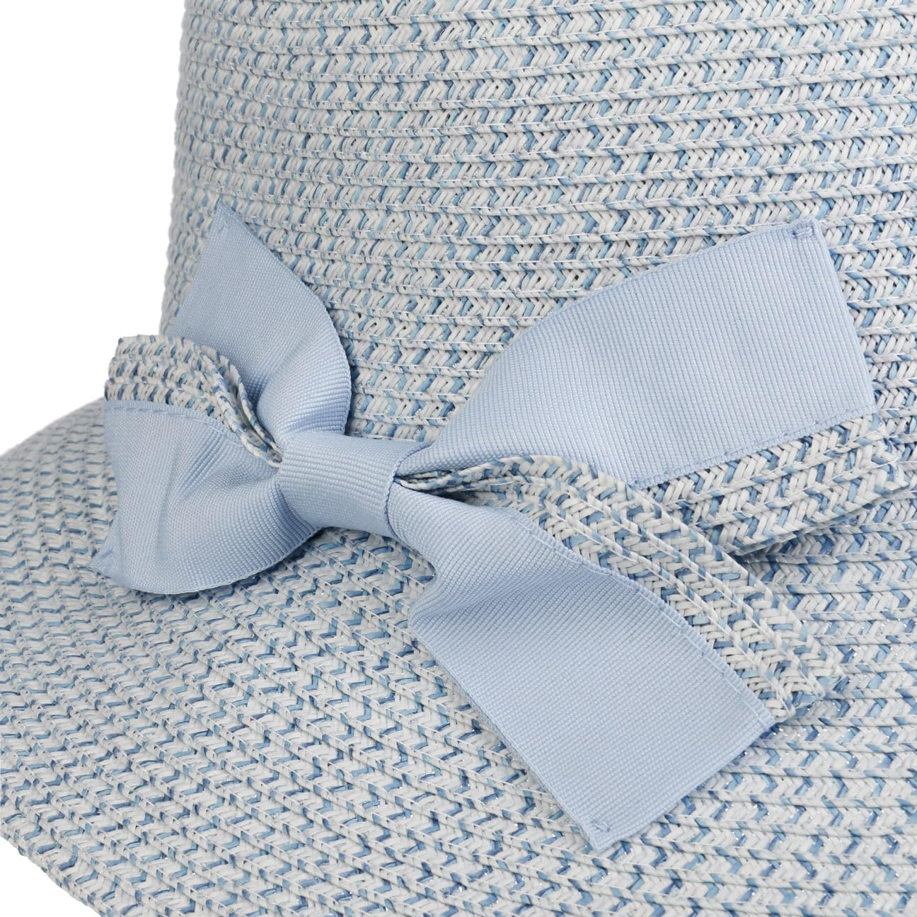 Seeberger Vallena Strohhut mit Schleife Glockenhut Sonnenhut Sommerhut Damenhut Damen - Frühling-Sommer Sommer