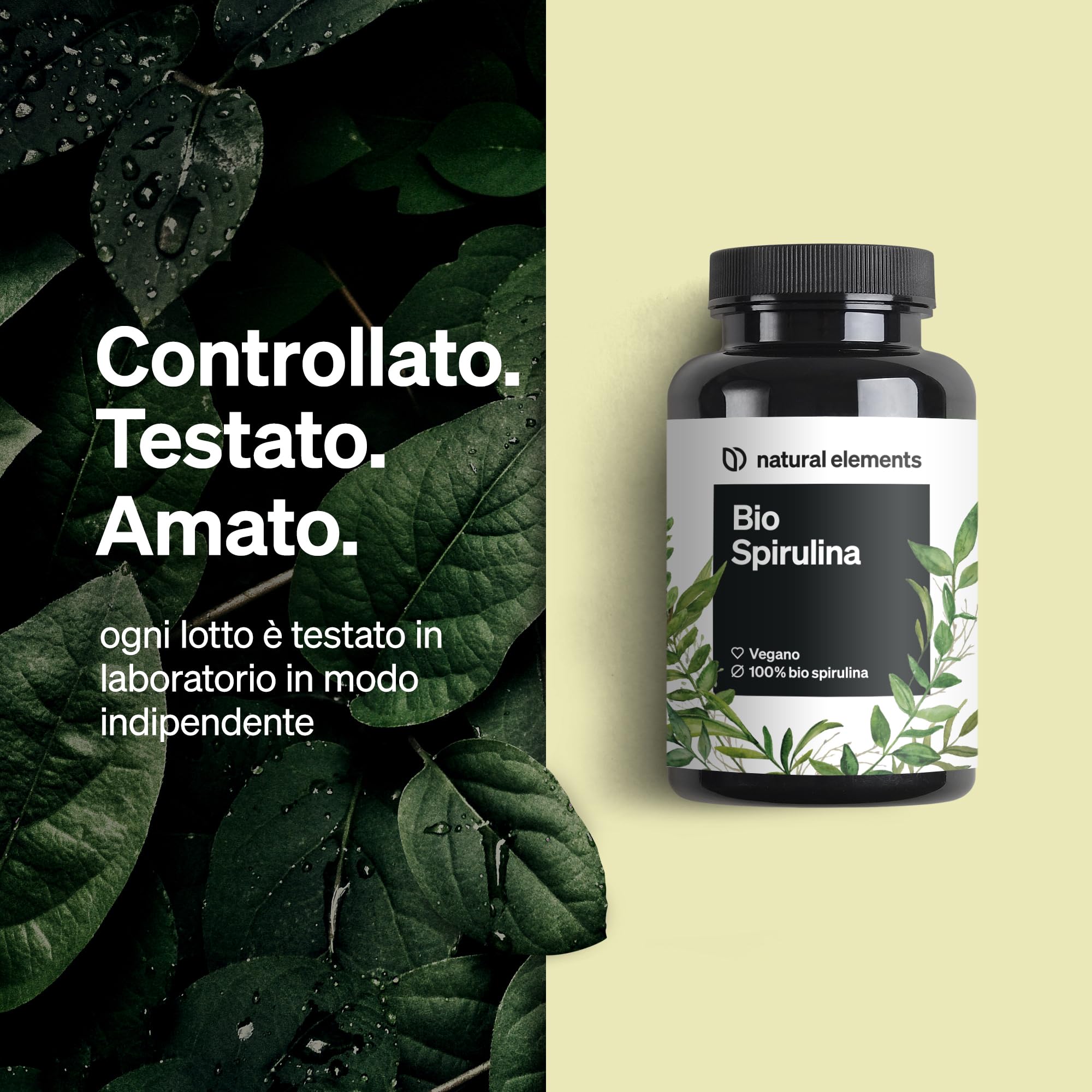 Spirulina Biologica – 500 compresse – 3000mg – vegana, ad alto dosaggio, senza additivi inutili