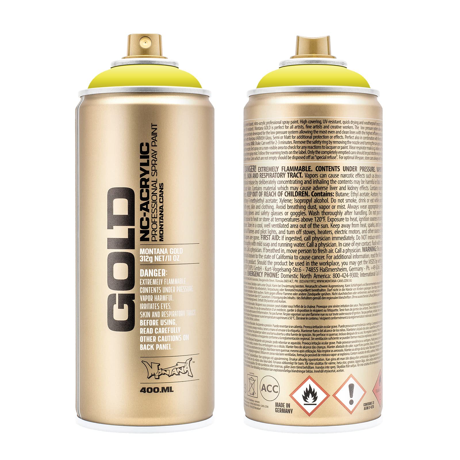 Montana Gold Acrylic Spray Paint - 400ml Can - CL6300 - Poison Pastel