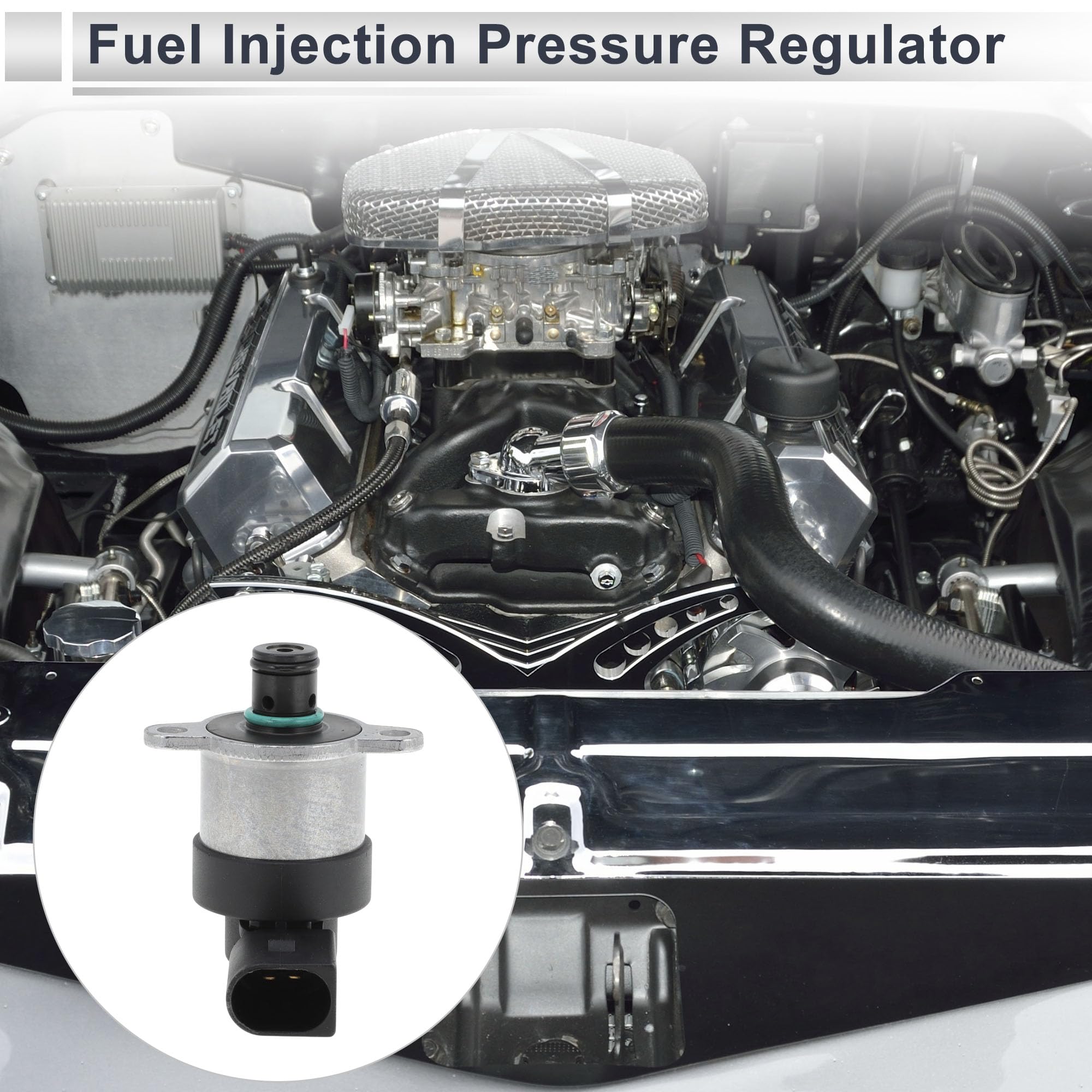 Motoforti Régulateur De Pression De Carburant pour BMW E87 2003-2012 1 Pc | OE 0928400498/0928400560, Matériau Métallique Résistant À La Corrosion, Pression Réglable 20-70 Psi
