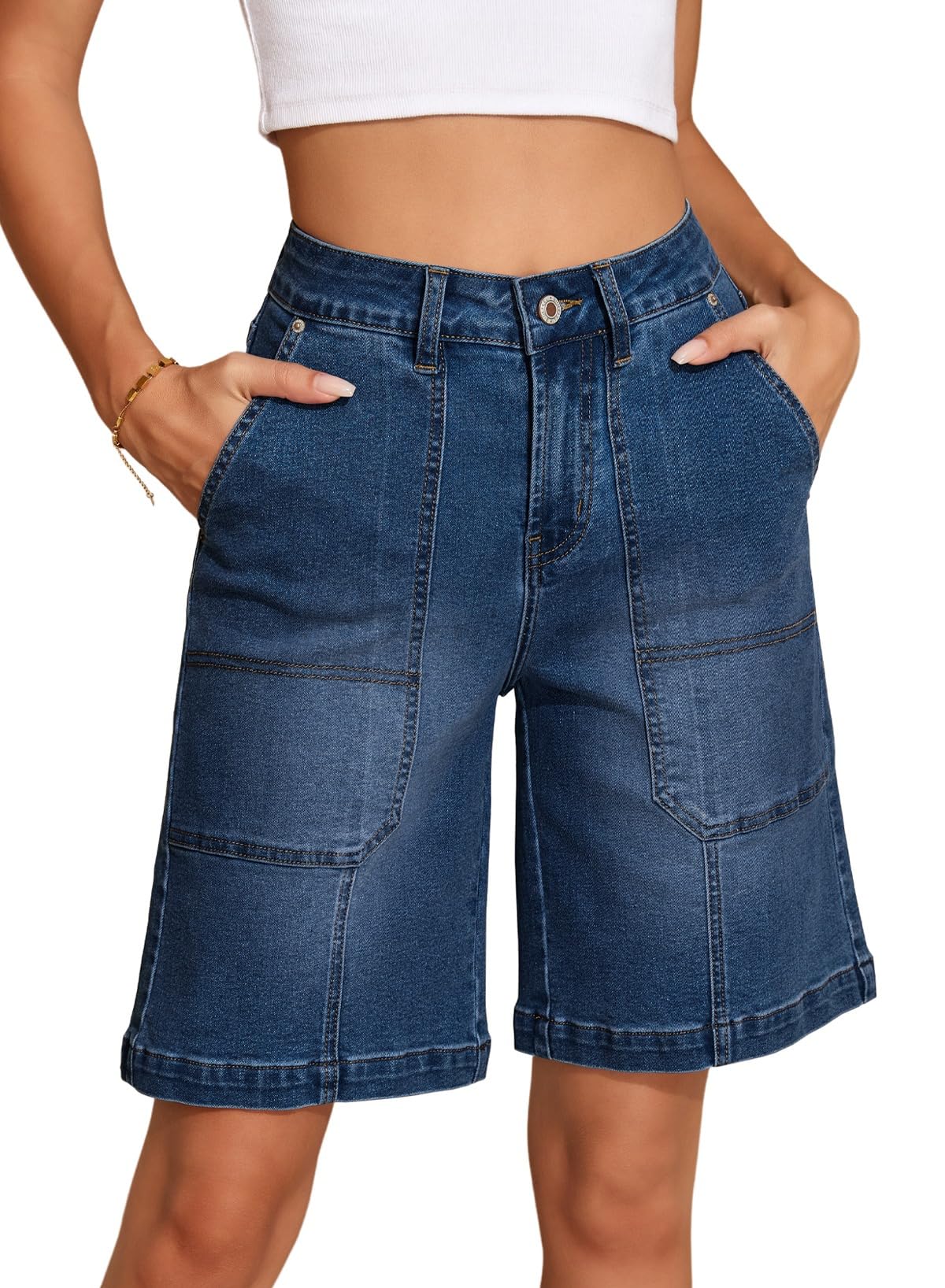 Sidefeel Womens Jean Shorts