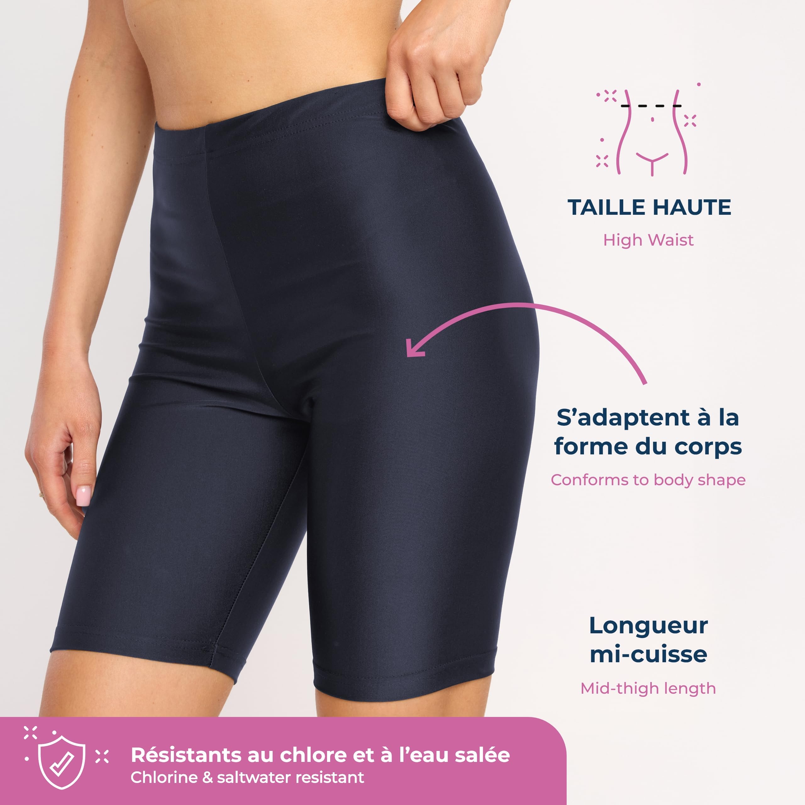 Merry Style Short Boxer Culotte de Bain Vêtement été Femme MS10-333