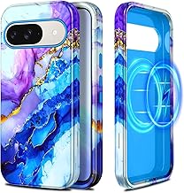 Casetego for Google Pixel 10/10 Pro Case,Compatible with MagSafe,[Military Grade Drop Test] Full Protection Slim Shockproof Women Girls Cover for Google Pixel 10/10 Pro,Azure Blue