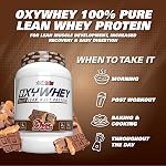 EHP Labs OxyWhey Whey Protein Powder Protein Shake - 25g of Whey Protein Isolate Meal Replacement Shake, Non-GMO, Post Workout Protein Shakes, Isolate Protein Powder - 27 Serves (Chocolate Caramel)