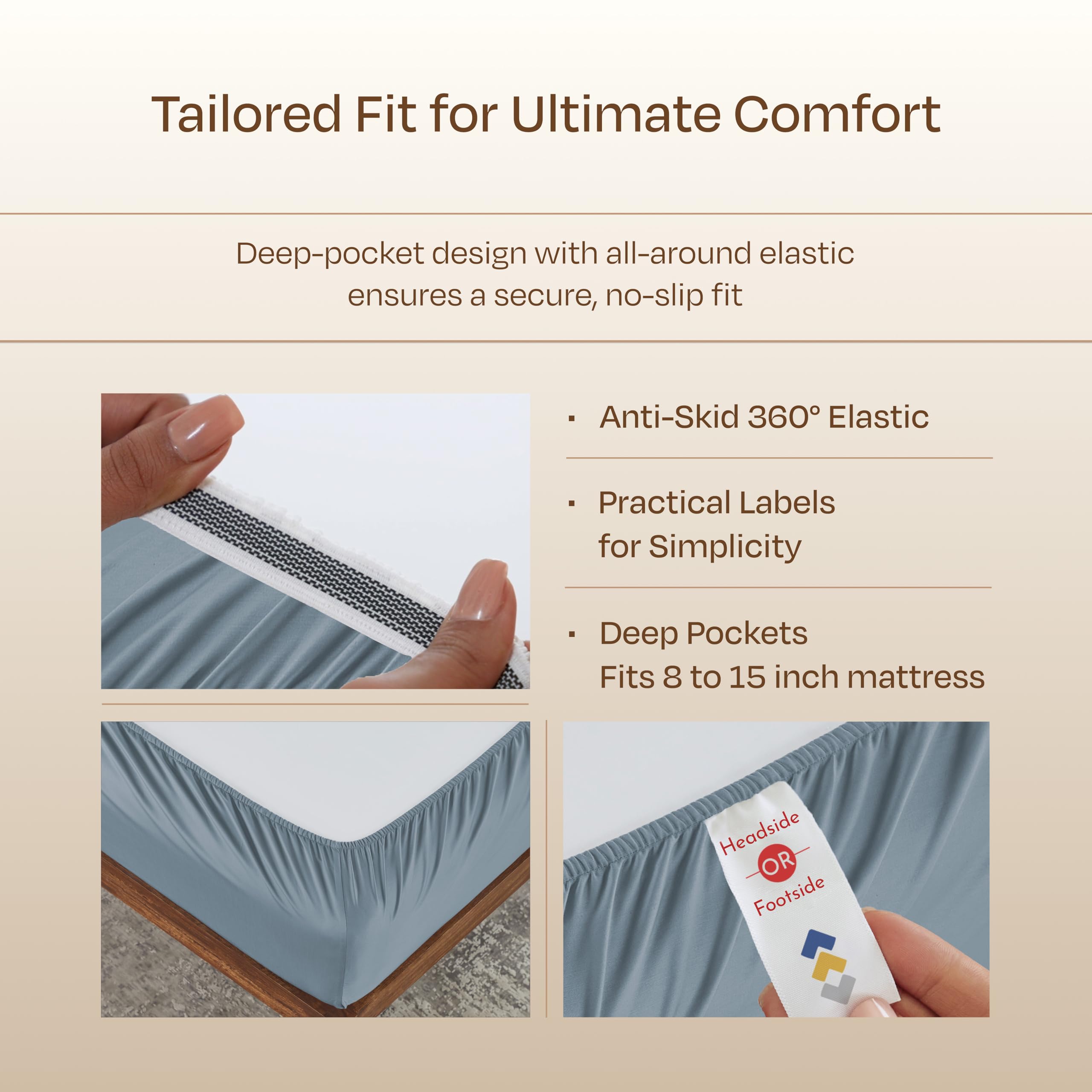 Amazon.com: California Design Den Split King Sheets Sets for